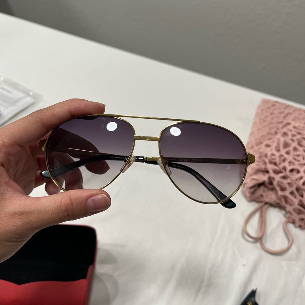 Cartier sunglasses w case